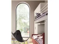 Cameretta salvaspazio 53 Mistral in laminato opaco a prezzo Outlet