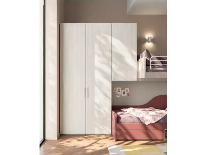 Cameretta salvaspazio 53 Mistral in laminato opaco a prezzo Outlet
