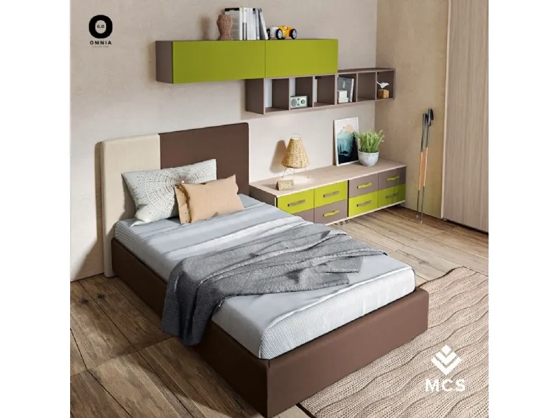 Cameretta Omnias Gruppo silwood con letto una piazza e mezza
 in offerta