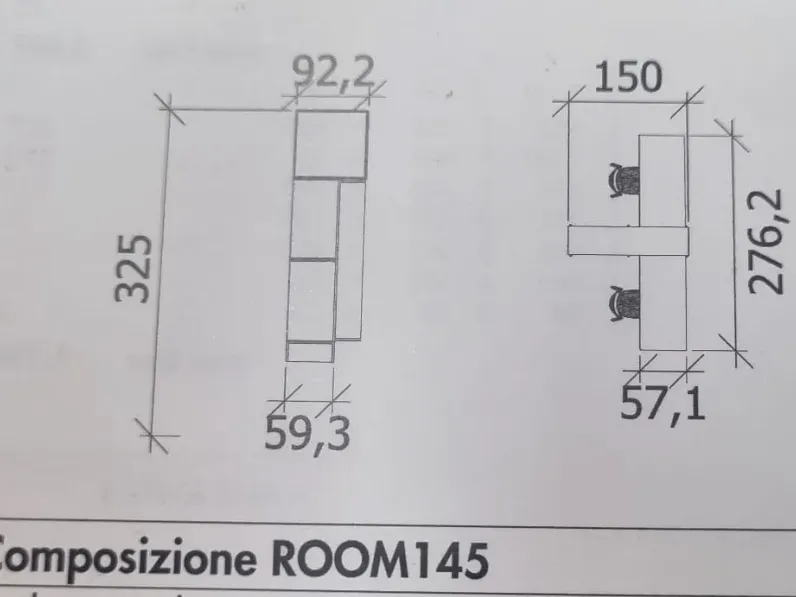 Cameretta Room145 Zg mobili con uno sconto imbattibile