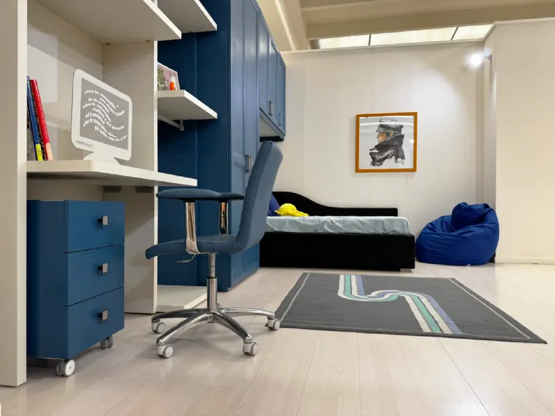 Cameretta Vogue Moretti compact camerette con letto a ponte a prezzo scontato