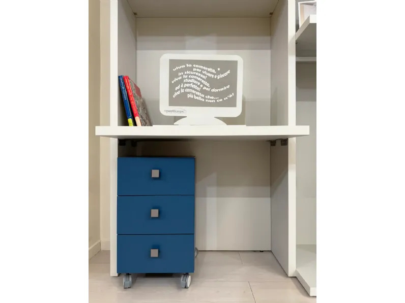 Cameretta Vogue Moretti compact camerette con letto a ponte a prezzo scontato