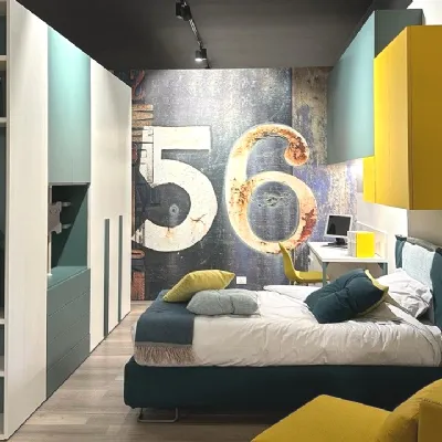 Cameretta Kids La casa moderna con letto a ponte a prezzo scontato