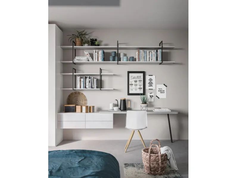 Cameretta Kubo Corazzin in laminato materico a prezzo Outlet