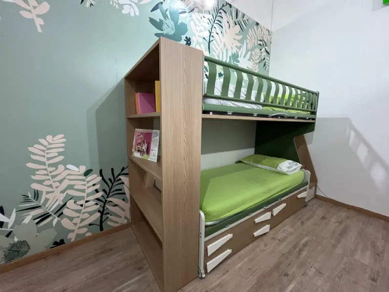 Cameretta Letto a castello level flow Moretti compact camerette con letto a castello scontata