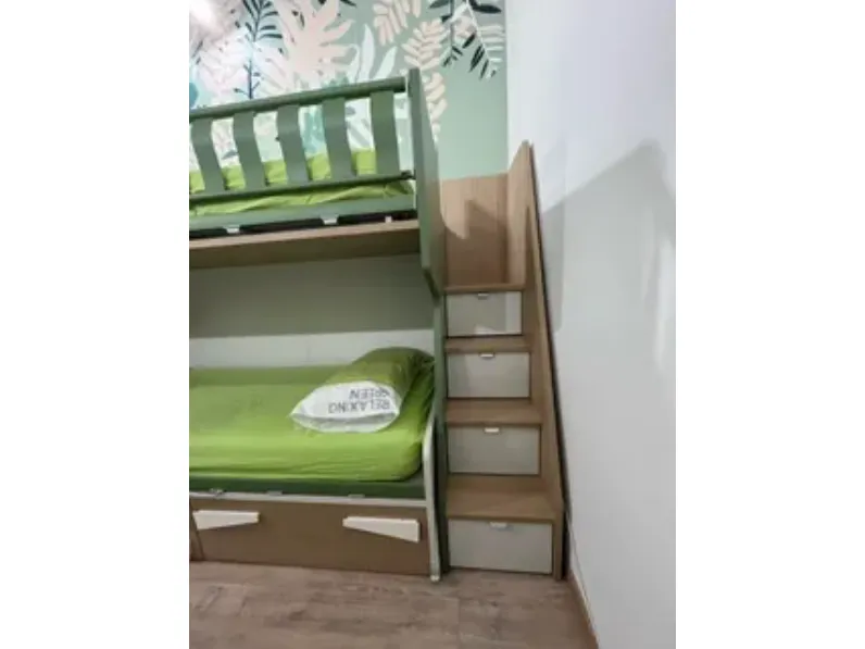 Cameretta Letto a castello level flow Moretti compact camerette con letto a castello scontata
