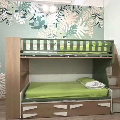 Cameretta Letto a castello level flow Moretti compact camerette con letto a castello scontata