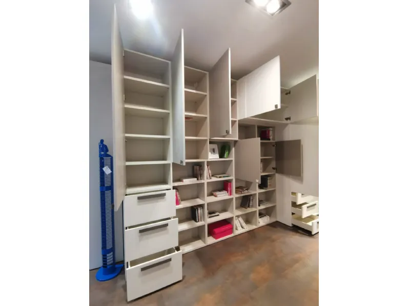 Cameretta Libreria Dielle senza letto in Offerta Outlet