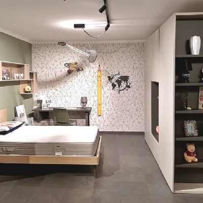 Cameretta Mistral letti a terra a prezzo Outlet