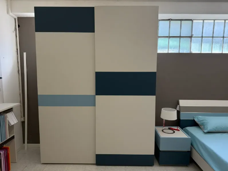Cameretta con armadio scorrevole Moretti compact camerette a PREZZI OUTLET