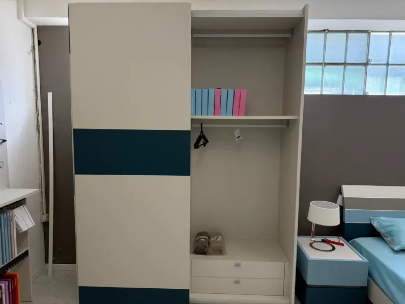 Cameretta con armadio scorrevole Moretti compact camerette a PREZZI OUTLET