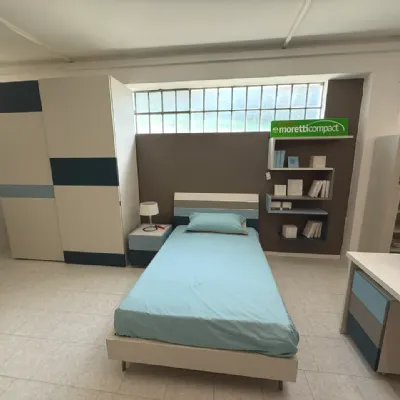 Cameretta con armadio scorrevole Moretti compact camerette a PREZZI OUTLET