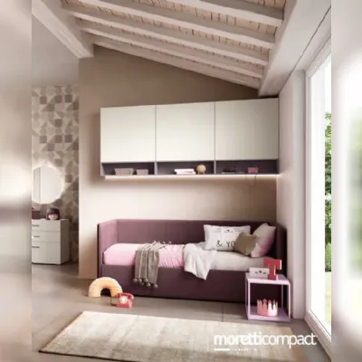 Cameretta divano letto e box k106  Moretti compact camerette con uno sconto imbattibile