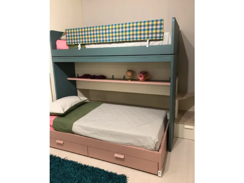 Cameretta Nidi Battistella in laminato opaco a prezzo Outlet
