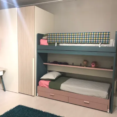 Cameretta Nidi Battistella in laminato opaco a prezzo Outlet