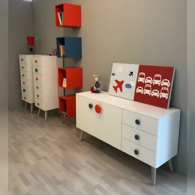 Cameretta Nidi Battistella senza letto in Offerta Outlet
