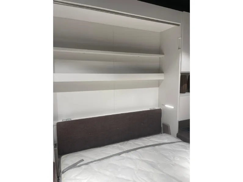 Cameretta Nobu con divano e letto matrimoniale Clever SCONTATA