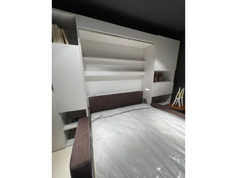 Cameretta Nobu con divano e letto matrimoniale Clever SCONTATA