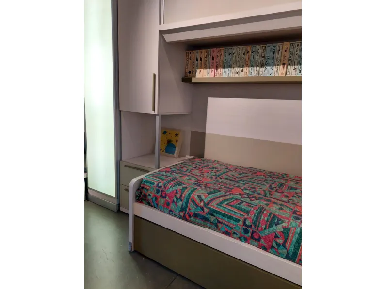 Cameretta Ponte Doimo cityline con letto a terra scontata