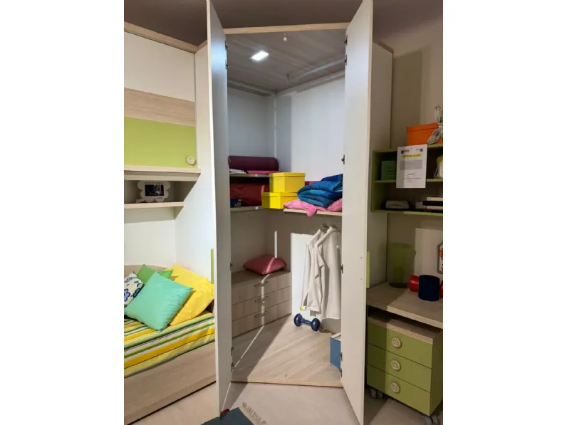 Cameretta Qik Doimo cityline con letto a ponte in offerta