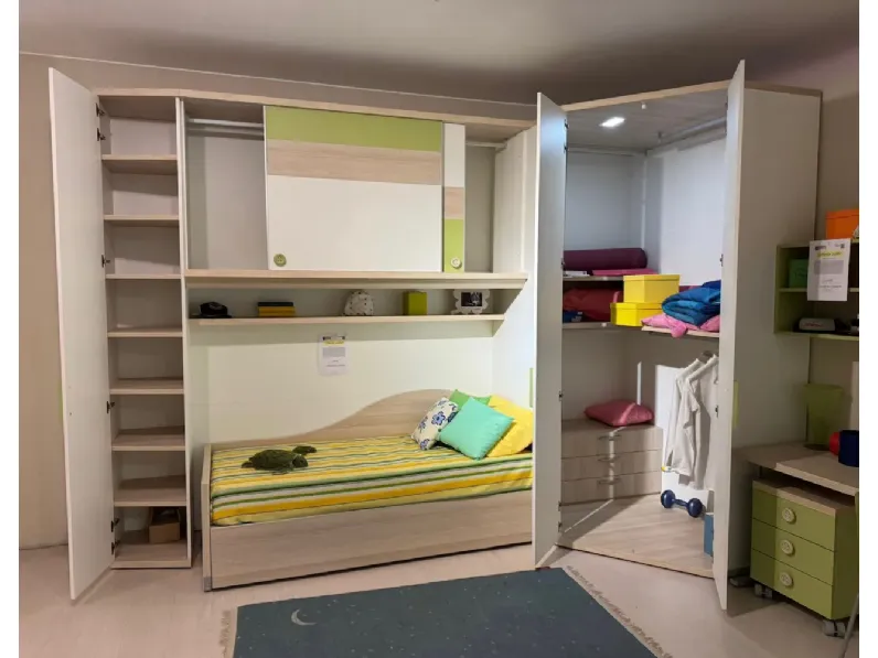Cameretta Qik Doimo cityline con letto a ponte in offerta