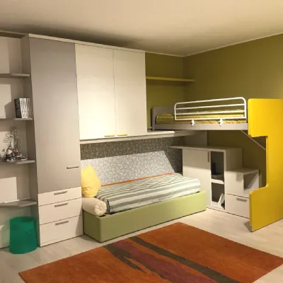 Cameretta Qik Doimo cityline in laminato opaco a prezzo Outlet