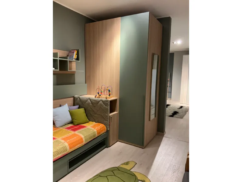 Cameretta Qik Doimo cityline letti a terra a prezzo Outlet