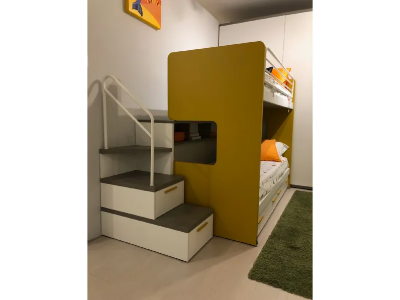 Cameretta Qik Doimo cityline con letto a castello in offerta
