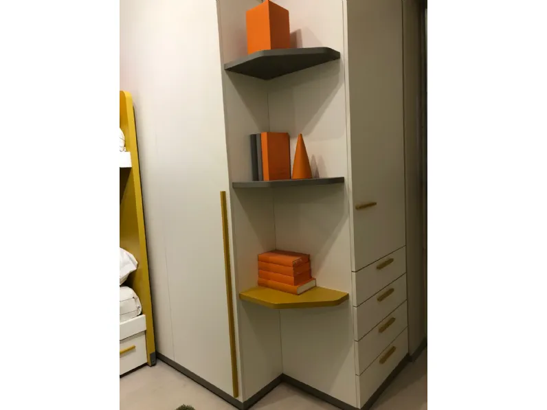 Cameretta Qik Doimo cityline con letto a castello in offerta