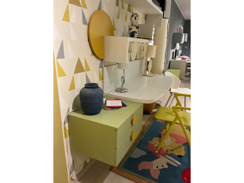Cameretta Qik Doimo cityline con letto a soppalco scorrevole a prezzo scontato