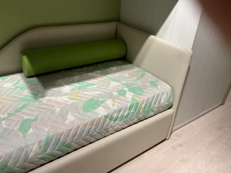 Cameretta Qik Doimo cityline con letto a soppalco scorrevole a prezzo scontato
