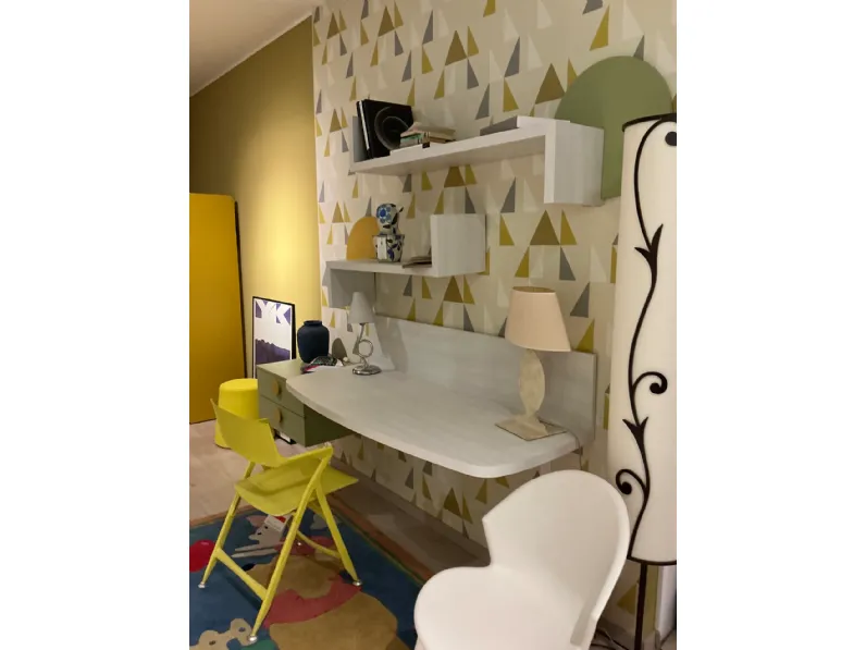 Cameretta Qik Doimo cityline con letto a soppalco scorrevole a prezzo scontato