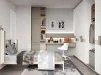 Cameretta in laminato opaco Qik l02 Doimo cityline scontata a PREZZI OUTLET