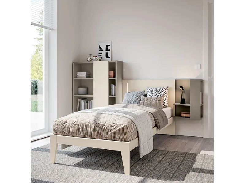 Cameretta in laminato opaco Qik l02 Doimo cityline scontata a PREZZI OUTLET