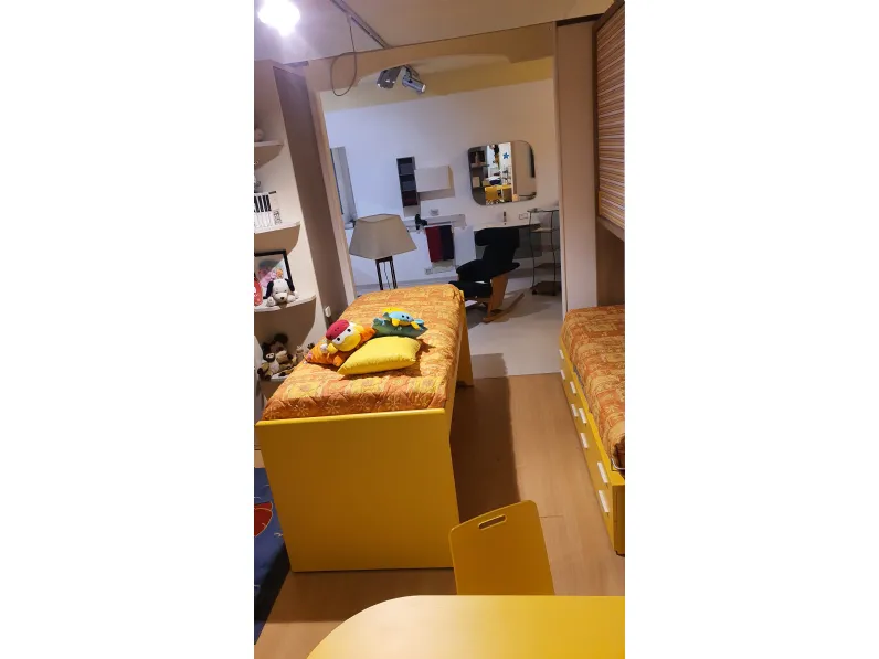 Cameretta Quik Doimo cityline con letto a ponte scontata
