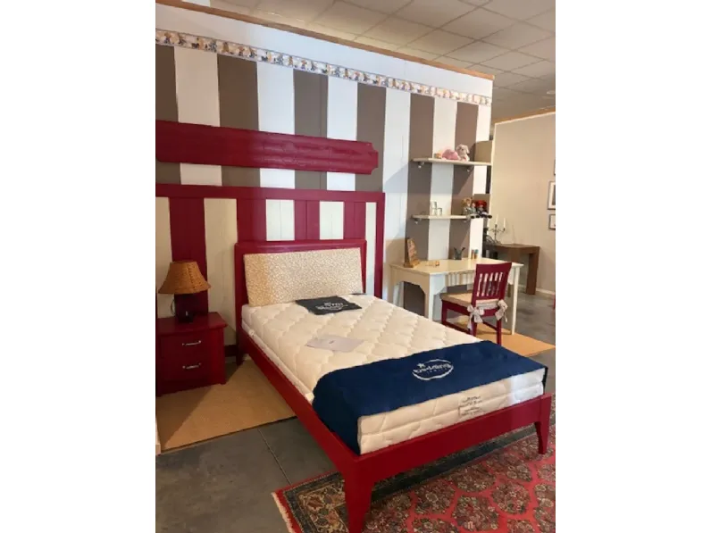 Cameretta Romantic Callesella letti a terra a prezzo Outlet