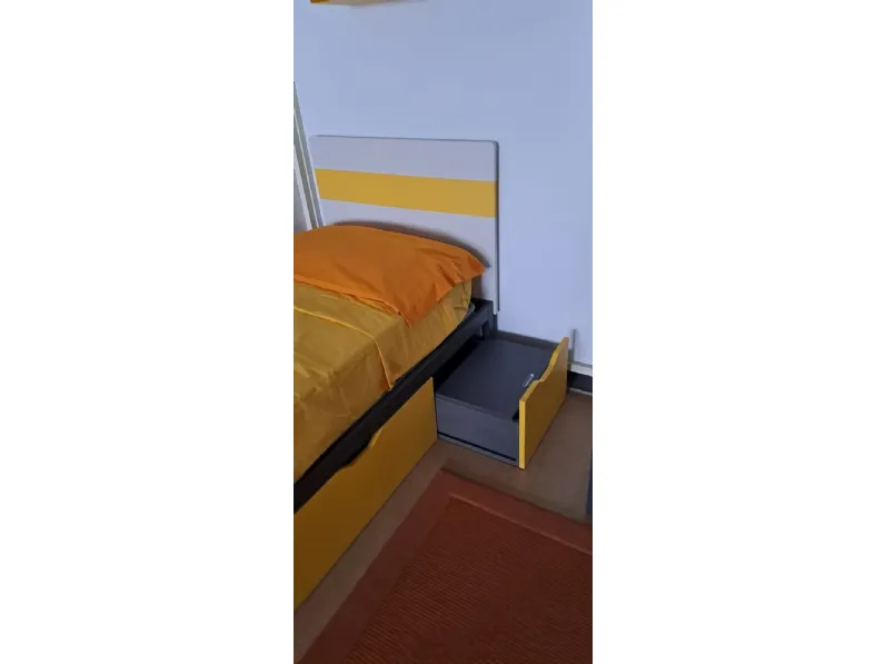 Cameretta Room 74 Moretti compact letti a terra a prezzo Outlet