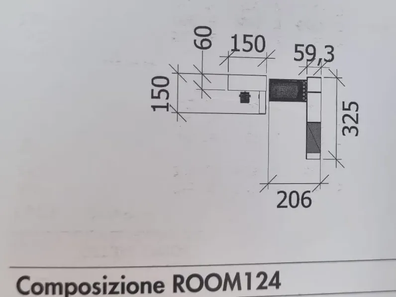 Cameretta Room123 Zg mobili a PREZZI OUTLET