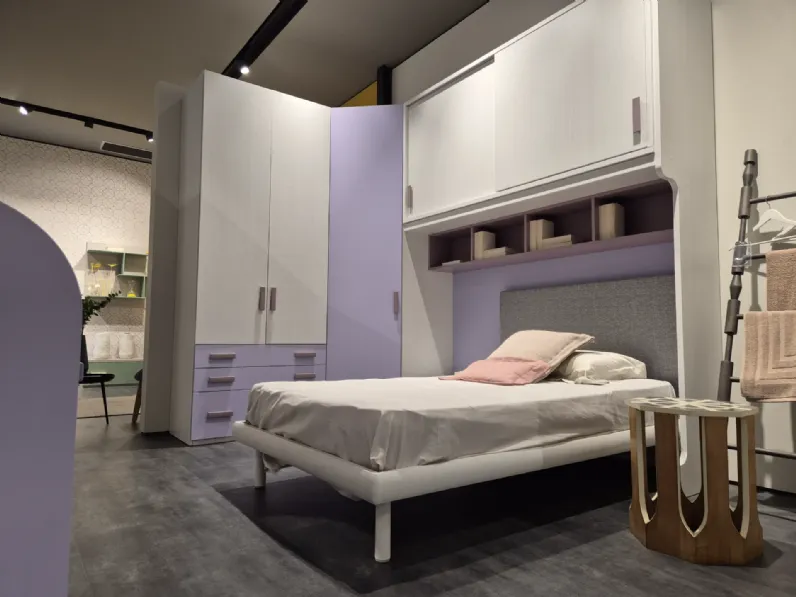 Cameretta Sa 164 cameretta brera kids malva Collezione esclusiva con un ribasso imbattibile