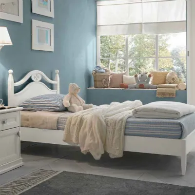 Cameretta Selene Arcadia con letto a terra in Offerta Outlet