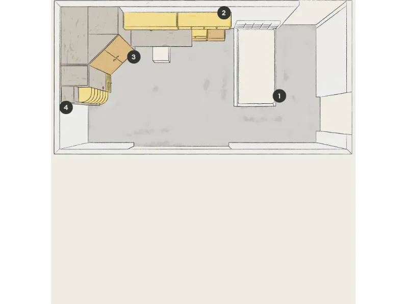 Cameretta Set k15 Siloma SCONTATA