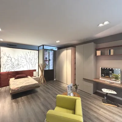 Cameretta Sipario Clever in laminato opaco a prezzo riservato 