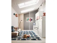 Cameretta Smart junior 42 San martino mobili con letto a soppalco scorrevole in offerta
