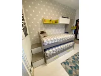 Cameretta Smart San martino mobili con letto a castello scorrevole in offerta