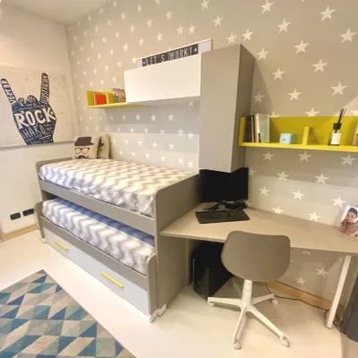 Cameretta Smart San martino mobili con letto a castello scorrevole in offerta