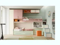Cameretta Smart San martino mobili con letto a soppalco in Offerta Outlet