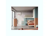 Cameretta Smart San martino mobili con letto a soppalco scontata