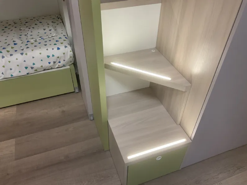Cameretta Tana del lupo Doimo cityline in laminato opaco in Offerta Outlet