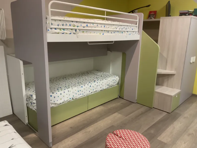 Cameretta Tana del lupo Doimo cityline in laminato opaco in Offerta Outlet