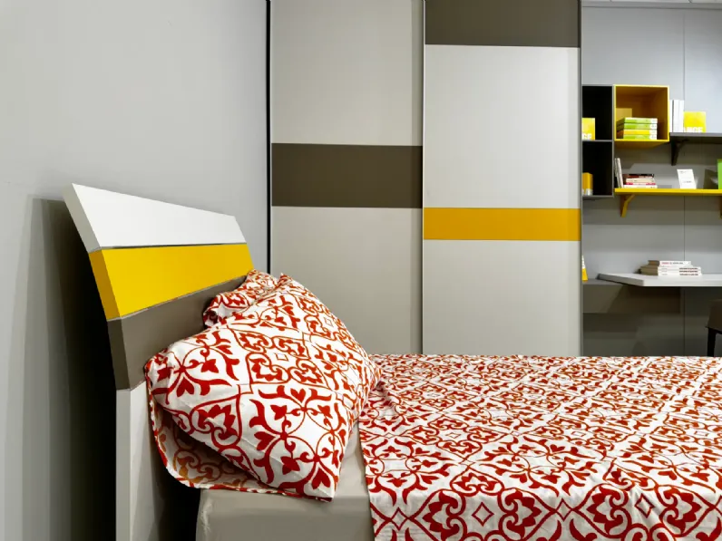Cameretta Young Moretti compact camerette in laminato opaco a prezzo scontato